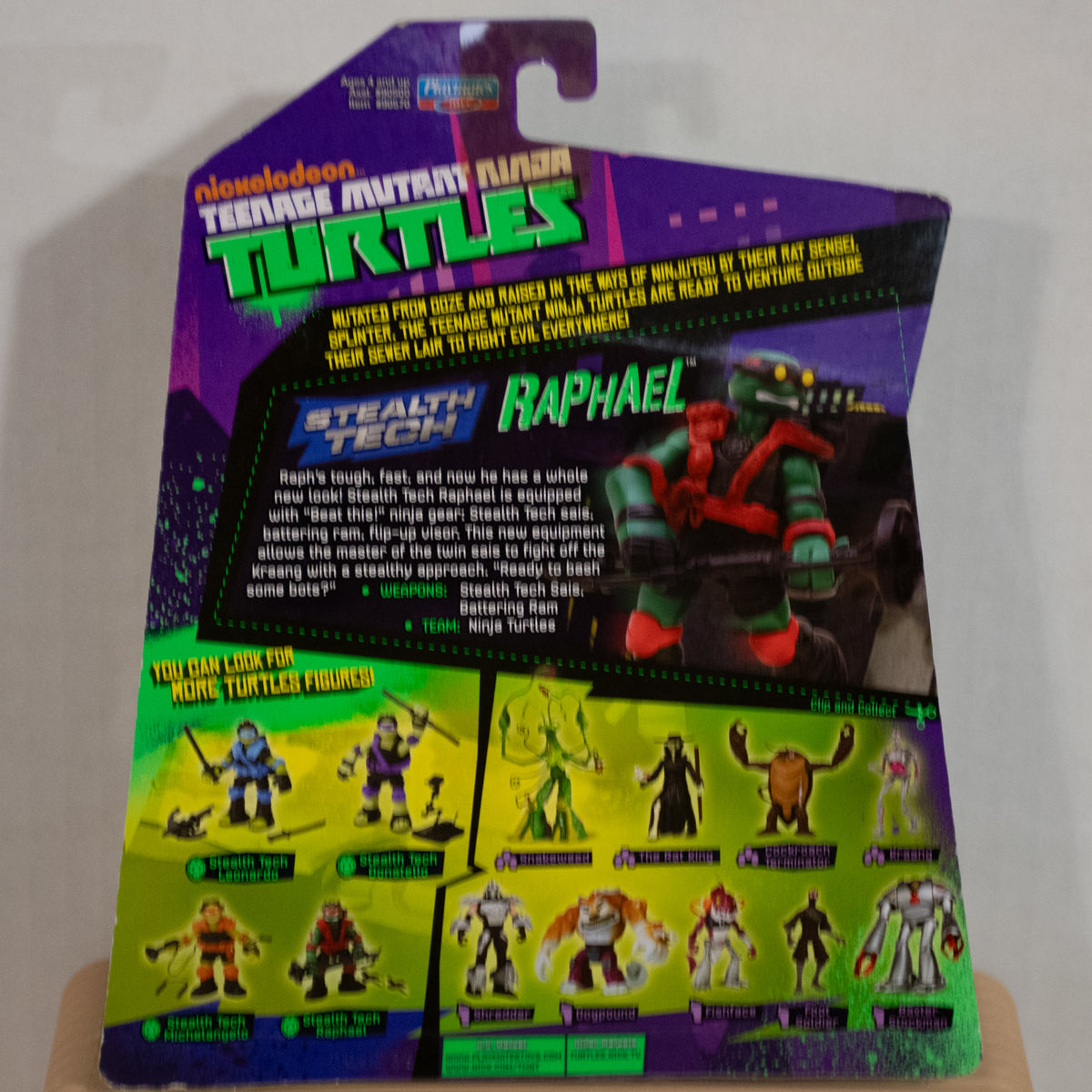 2013 Nickelodeon Teenage Mutant Ninja Turtles Stealth Tech Leo Raph Donnie Mikey Set of 4 Figures