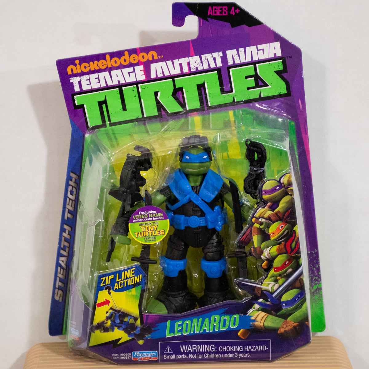2013 Nickelodeon Teenage Mutant Ninja Turtles Stealth Tech Leo Raph Donnie Mikey Set of 4 Figures