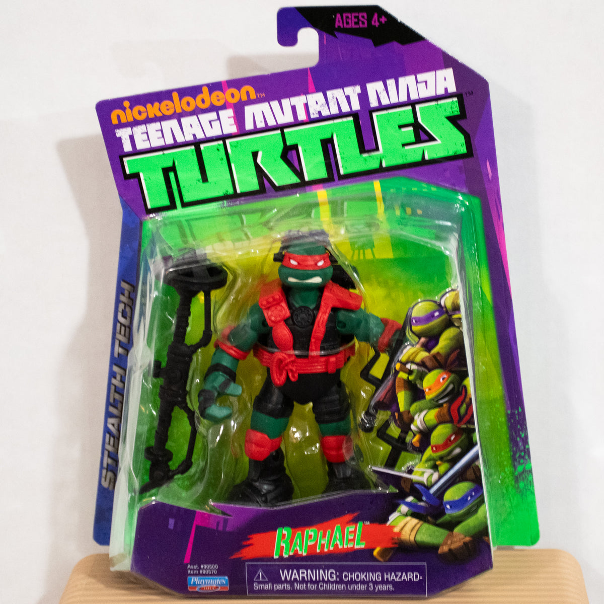 2013 Nickelodeon Teenage Mutant Ninja Turtles Stealth Tech Leo Raph Donnie Mikey Set of 4 Figures