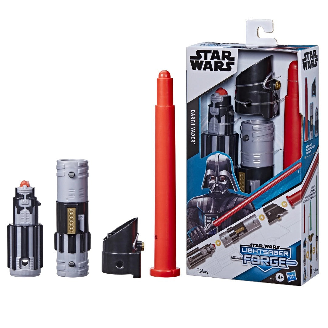 Star Wars Lightsaber Forge Darth Vader Extendable Red Lightsaber Roleplay Toy