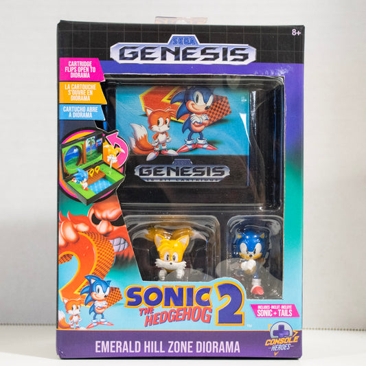 Sega Genesis Console Heroes Sonic 2 The Hedgehog Emerald Hill Zone Diorama