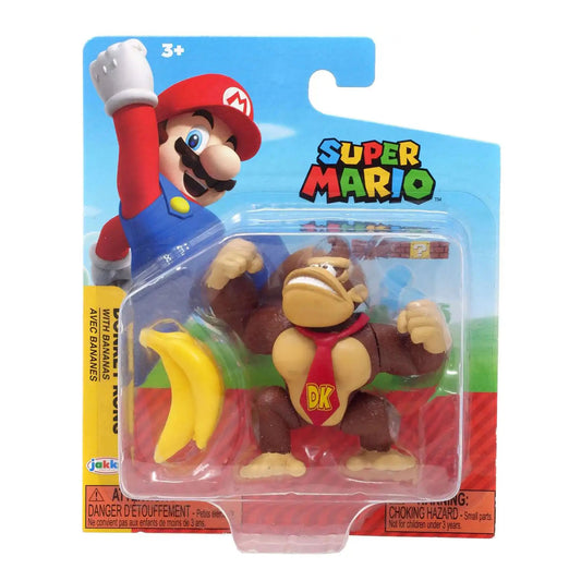 Super Mario Donkey Kong with Bananas 2.5 Inch Jakks Pacific Action Figure