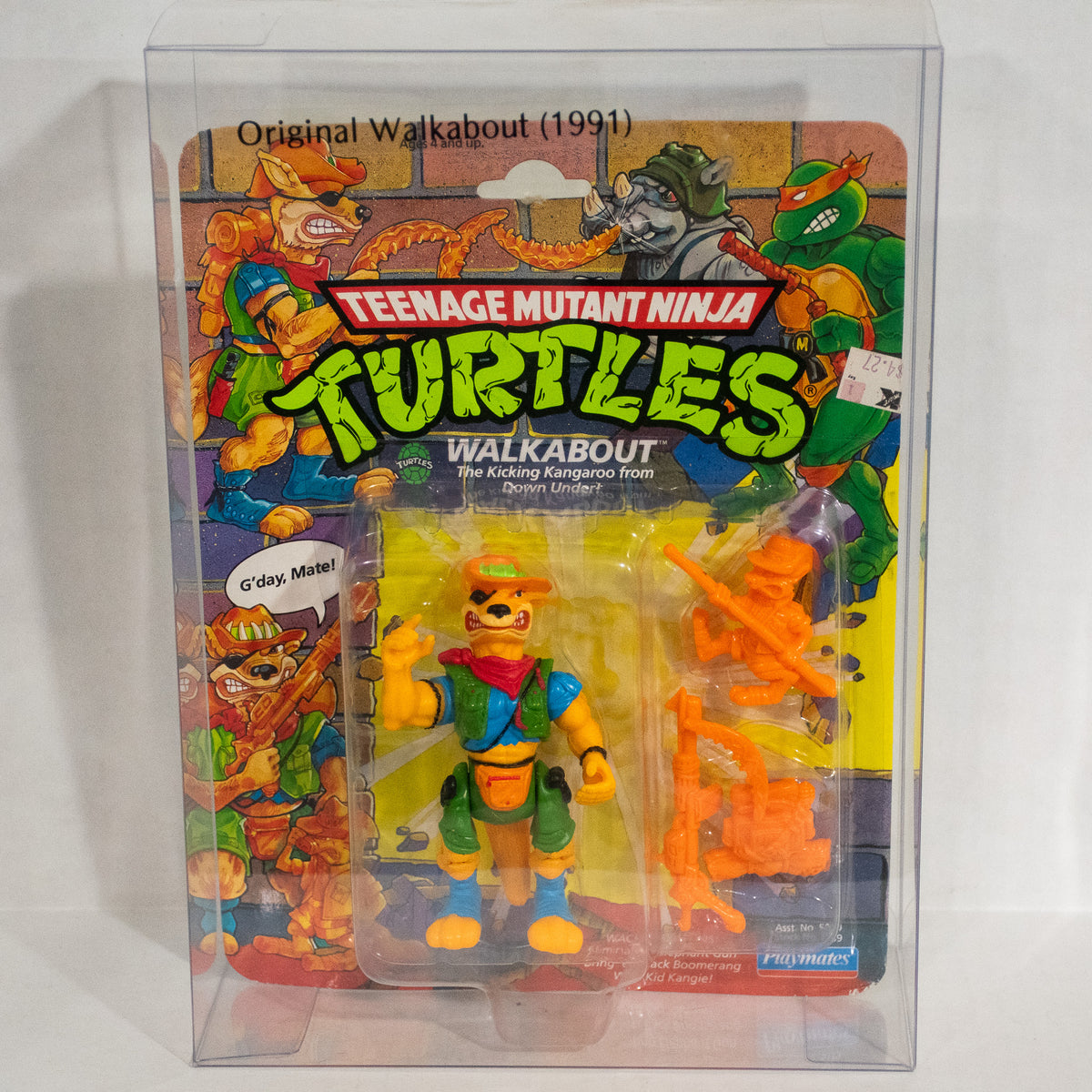 TMNT Teenage Mutant Ninja Turtles Walkabout 1991 Playmates Toys