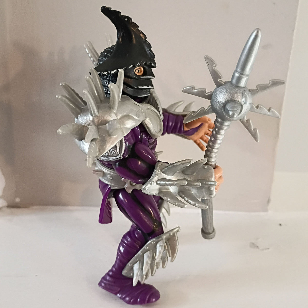 Teenage Mutant Ninja Turtles TMNT 1992 Movie Star Super Shredder Figure with Mace Weapon