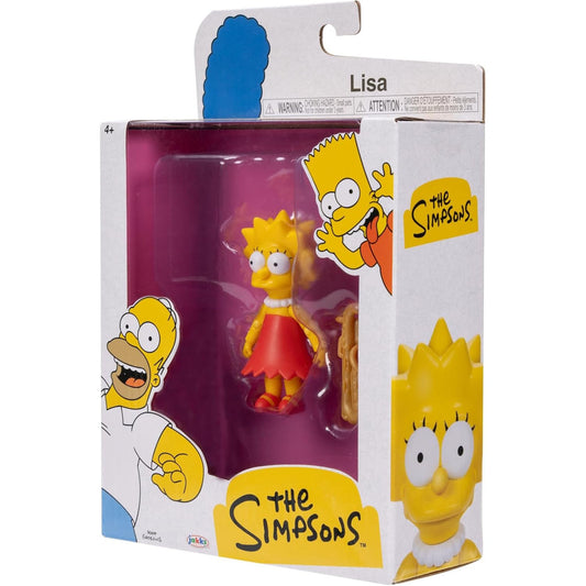 The Simpsons 5 inch Scale Lisa Simpson Articulated Action Figure with Saxophone Accessory