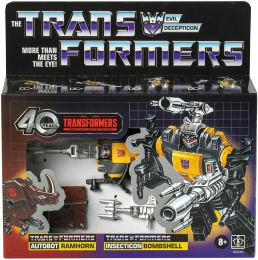 Transformers 40th Anniversary Autobot Ramhorn & Insecticon Bombshell Figures