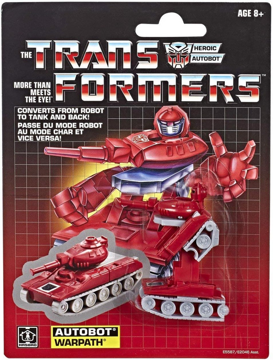 Transformers Generation 1 Autobot Warpath 3 Inch Action Figure Red Exclusive