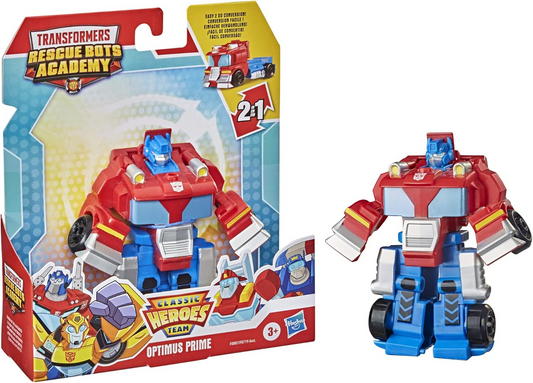 Transformers Playskool Heroes Rescue Bots Academy Optimus Prime 4.5-Inch Action Figure