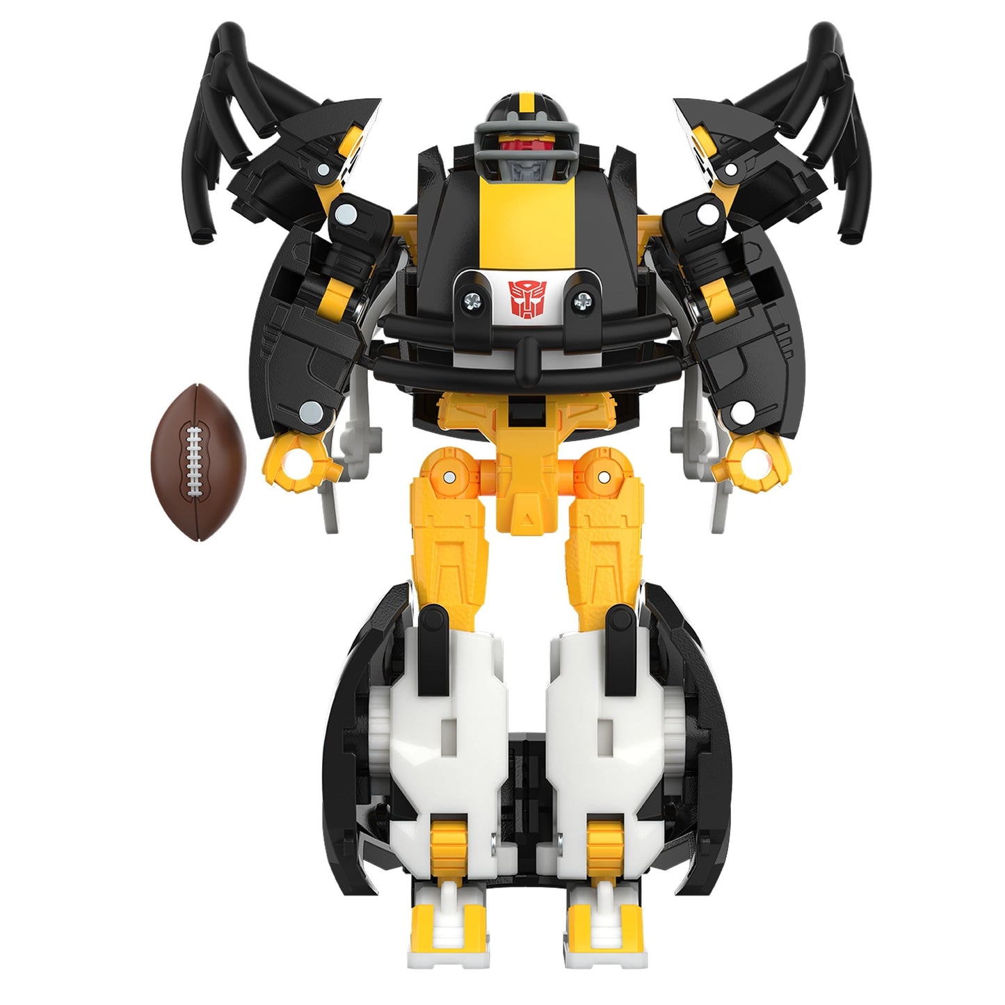 Transformers Toys NFL Pittsburgh Steelers Steelsmash 5.5 Inch Action Figure
