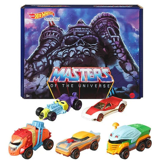 Masters of the Universe Character Cars Hot Wheels Set of 5