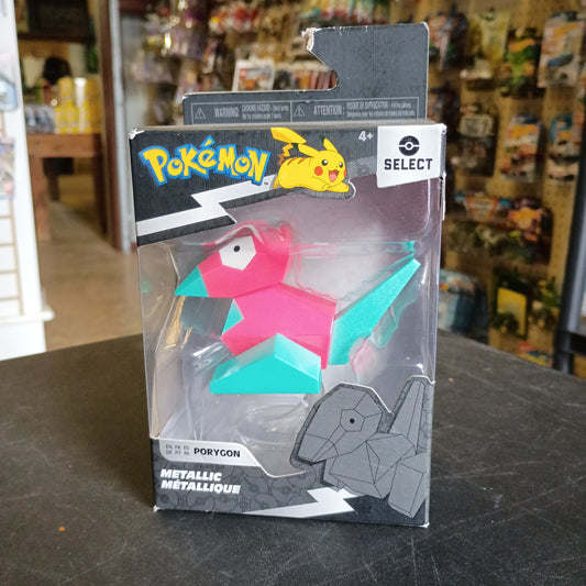 Pokémon Select Metallic Porygon Figure 3 Inch Series 3 Jazwares