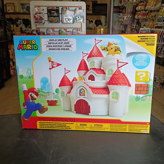 Super Mario Deluxe Mushroom Kingdom Castle Playset with Browser Minifigure