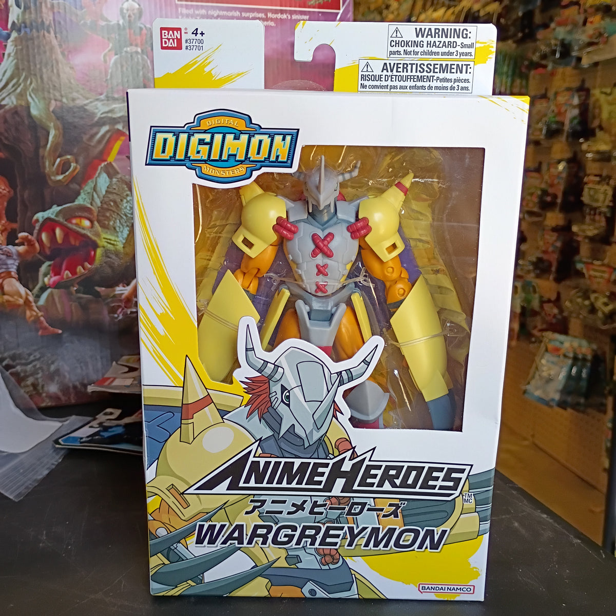 Bandai Digimon Amime Heroes Wargreymon Action Figure
