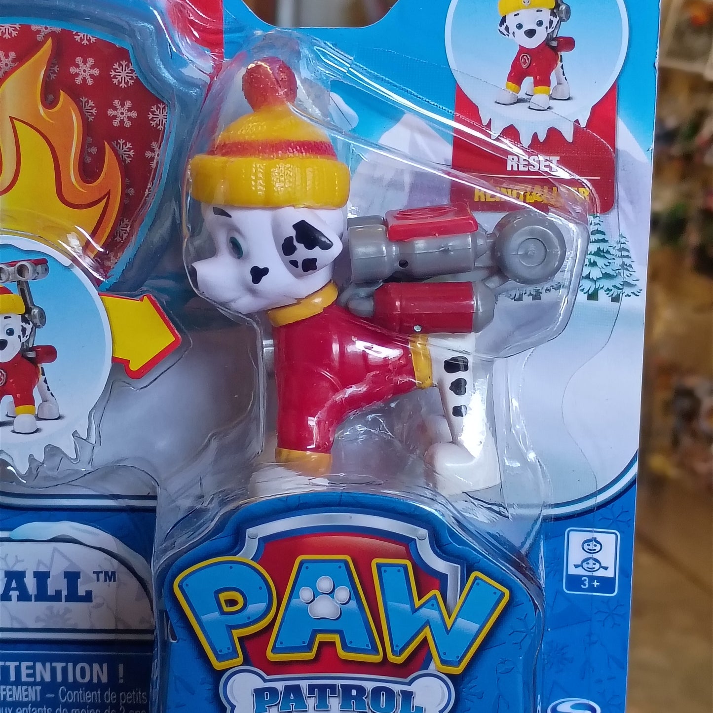 Paw Patrol Marshall The Great Snow Rescue Figure Spin Master Nickelodeon