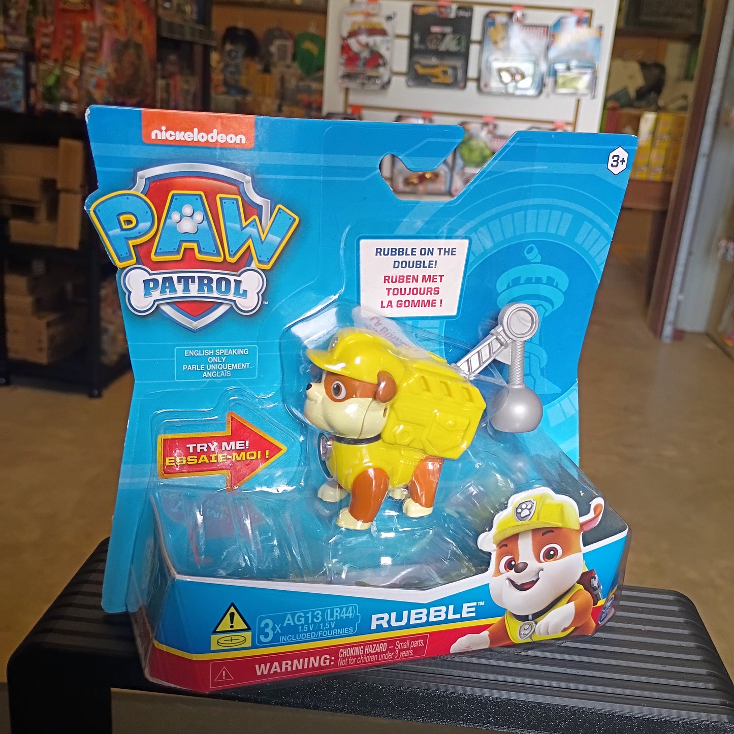 Paw Patrol Action Pack Rubble Figure with Sounds and Phrases
