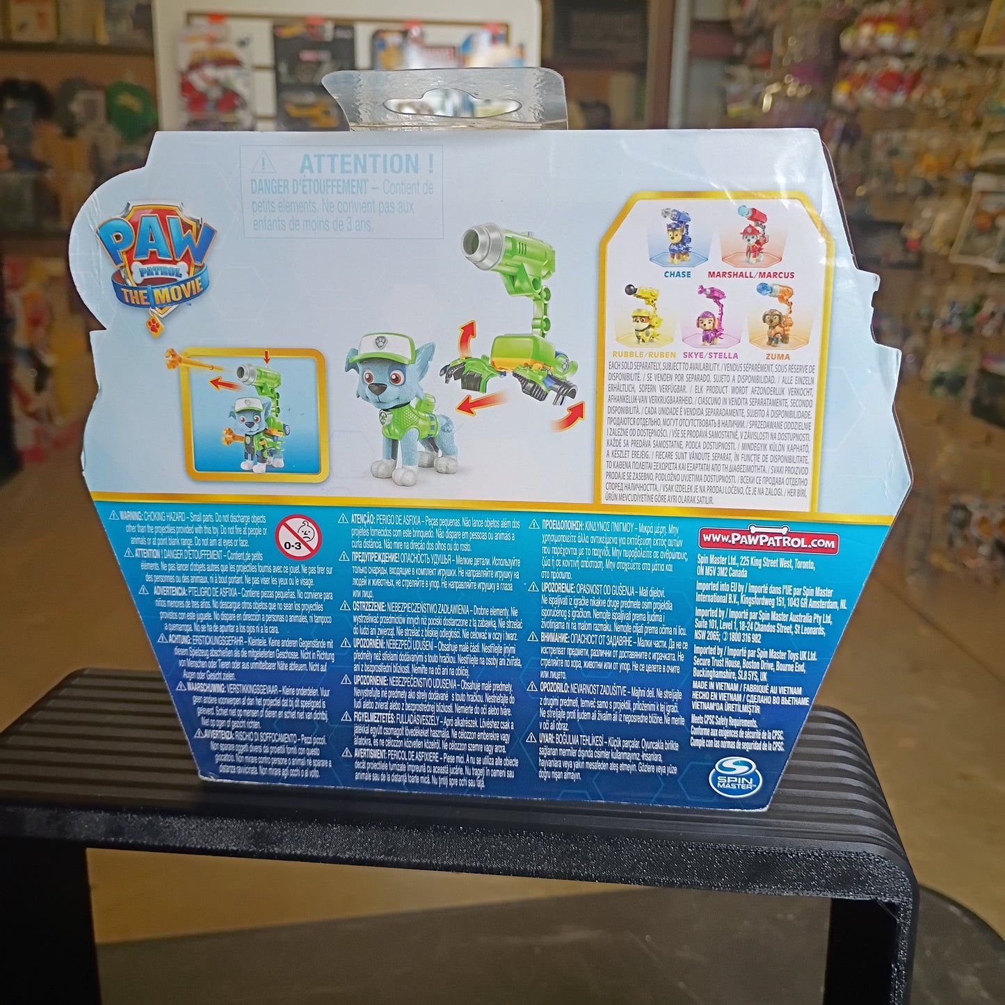Nickelodeon Paw Patrol The Movie Hero Pups Rocky Spin Master Figure