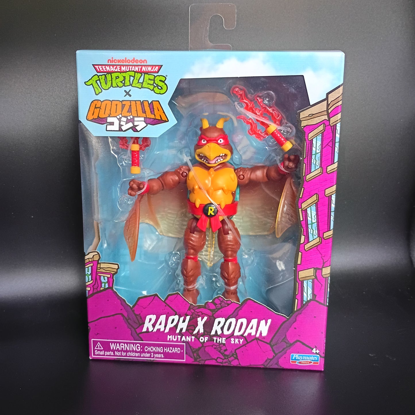 TMNT Teenage Mutant Ninja Turtles X Godzilla Raph X Rodan 5 Inch Figure