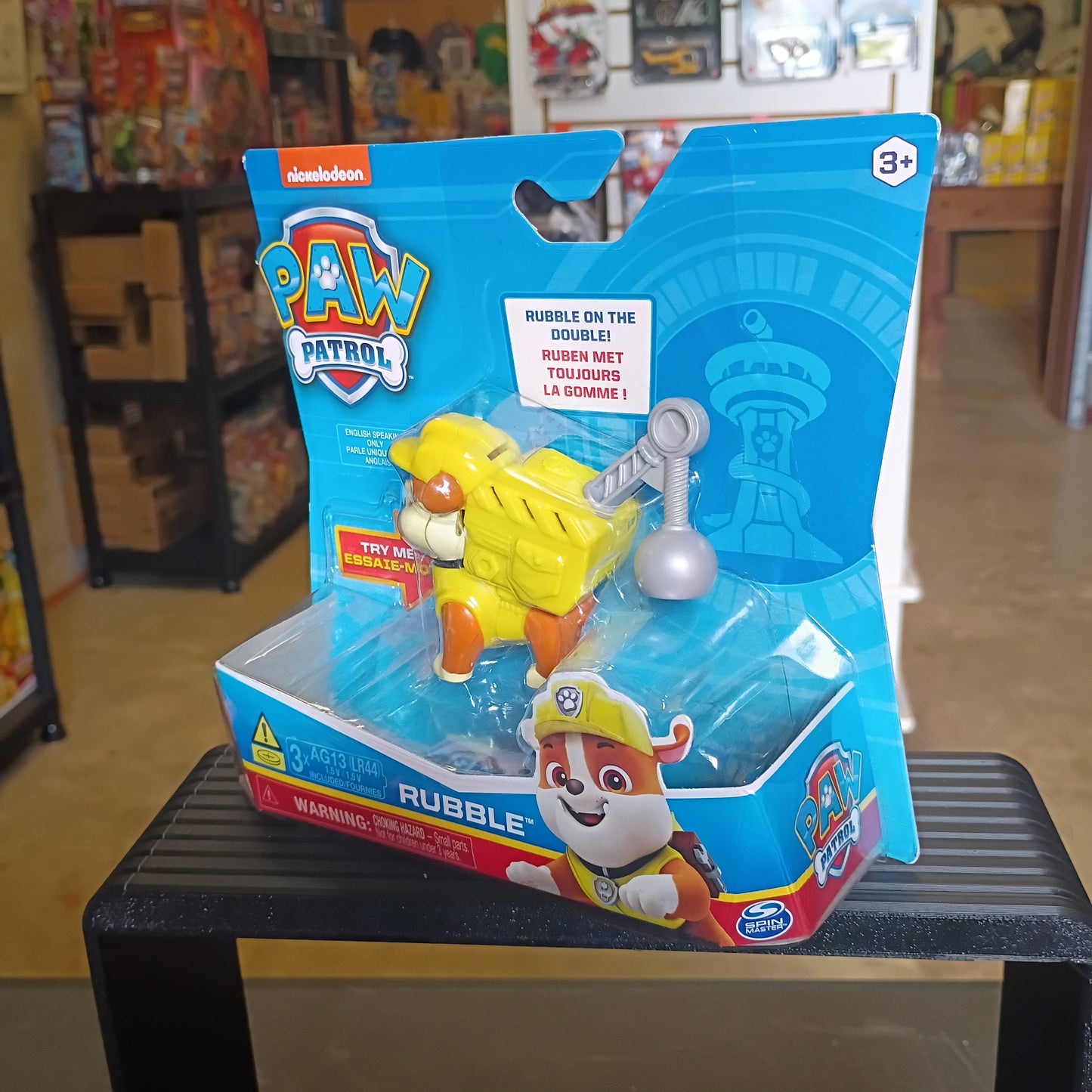 Paw Patrol Action Pack Rubble Figure with Sounds and Phrases