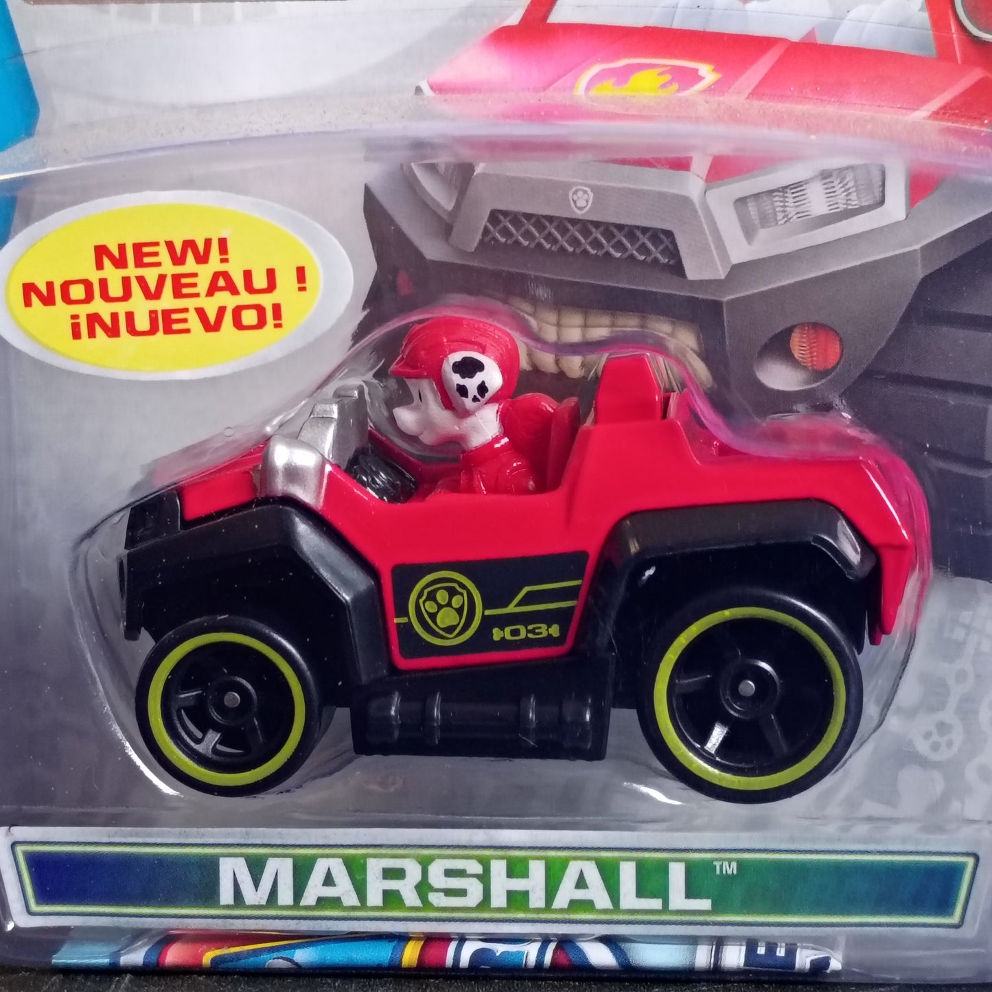 Nicklelodeon Paw Patrol Mission Paw Marshall True Metal Car Toy Die Cast
