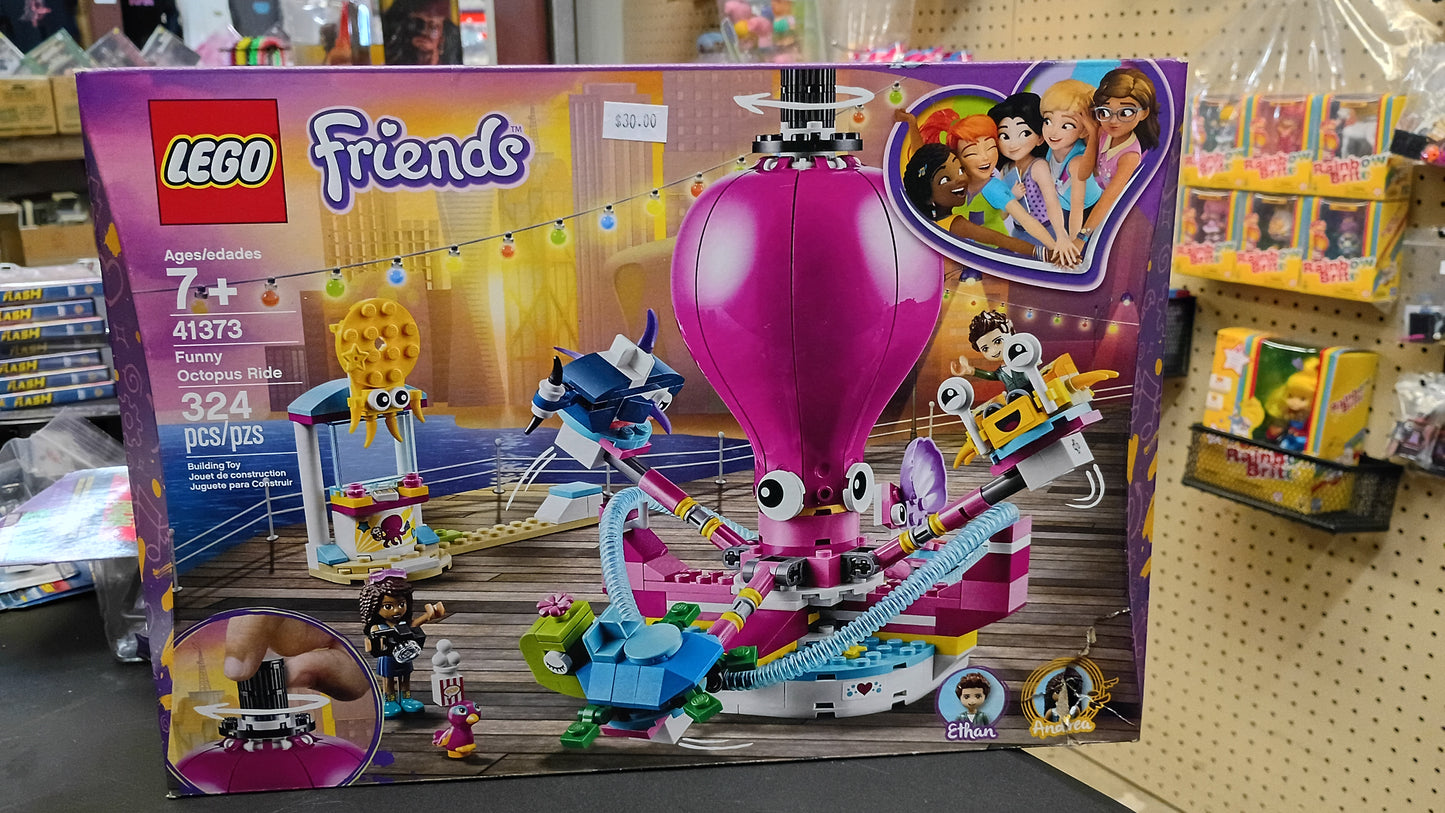 LEGO Friends 41373 Funny Octopus Ride 2019 Amusement Park 324pc Set