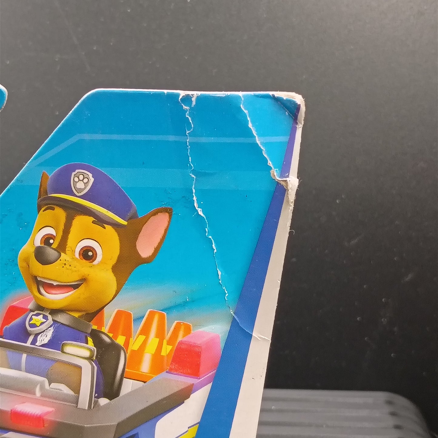 PAW Patrol Chase Classic Shield Logo Blue Rescue Police Truck Vehicle True Metal
