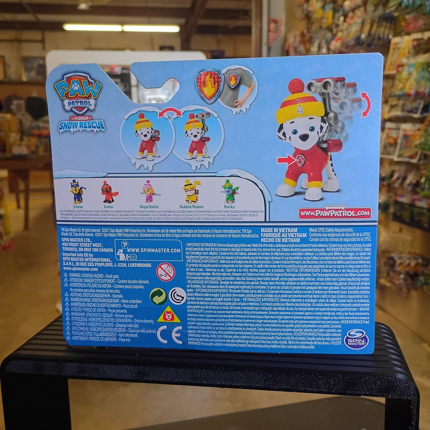 Paw Patrol Marshall The Great Snow Rescue Figure Spin Master Nickelodeon
