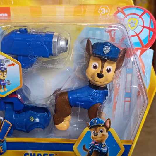 Paw Patrol The Movie Chase Action Figure w/ Shooting Grappling Hook