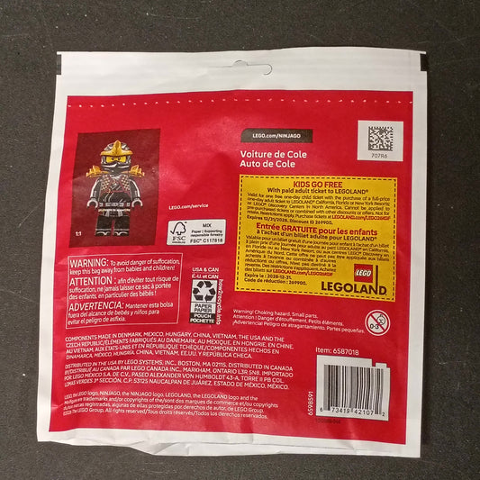 LEGO Ninjago Ninja Cole's Car Building Block Set 39 pcs 30723