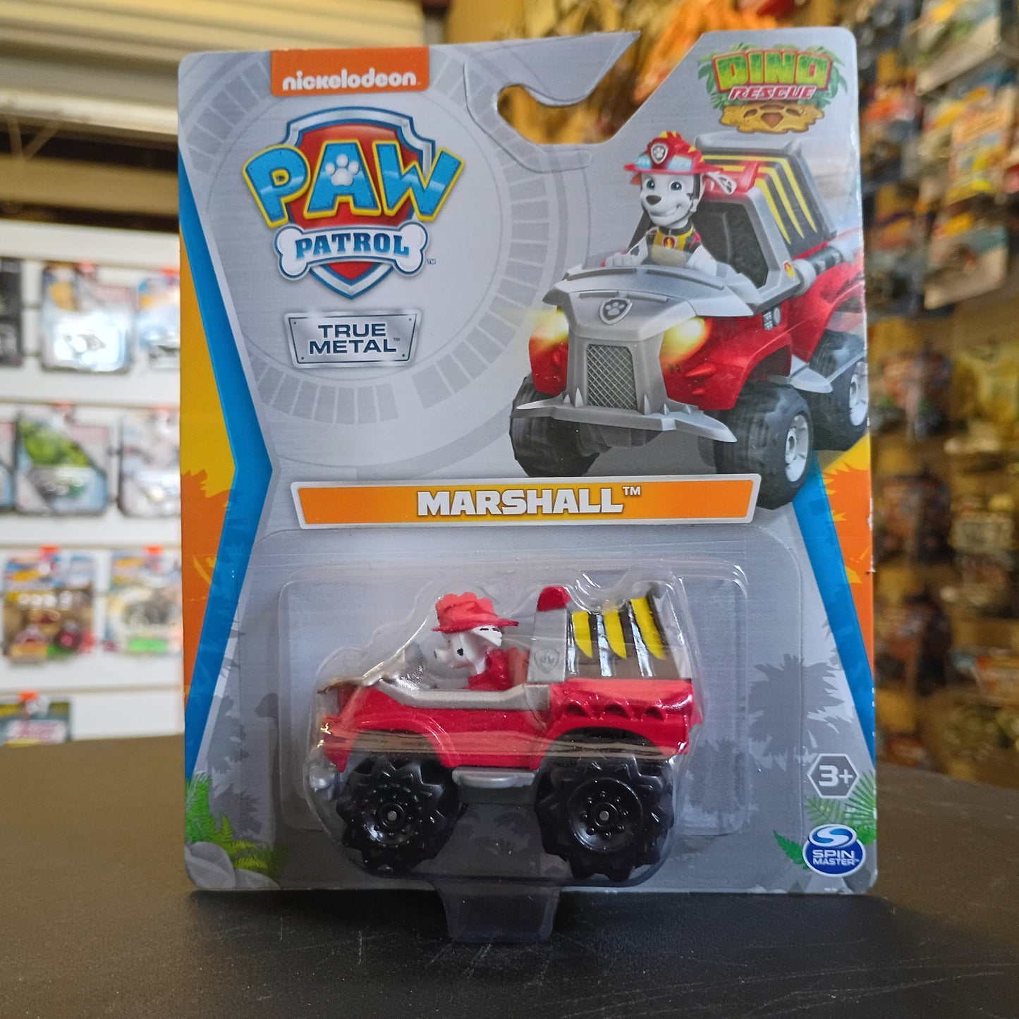 Nickelodeon Paw Patrol True Metal Marshall Dino Rescue Spin Master New Red Truck