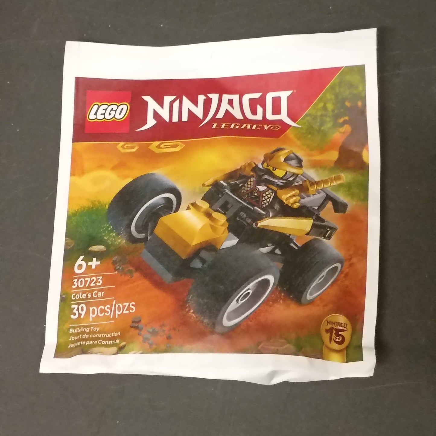 LEGO Ninjago Ninja Cole's Car Building Block Set 39 pcs 30723