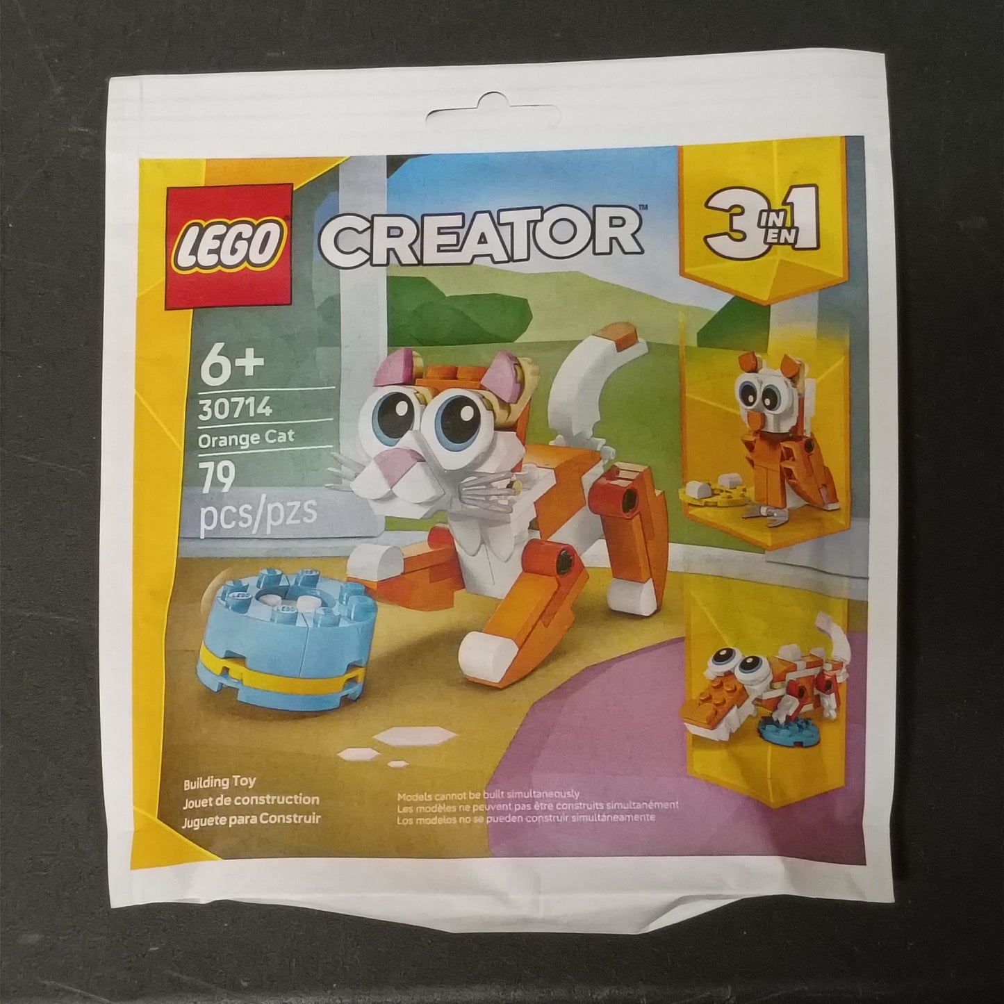 LEGO CREATOR 3 in 1 Orange Cat Paperbag Polybag 30714