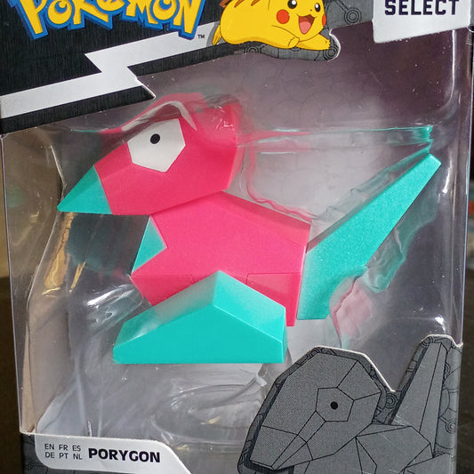 Pokémon Select Metallic Porygon Figure 3 Inch Series 3 Jazwares