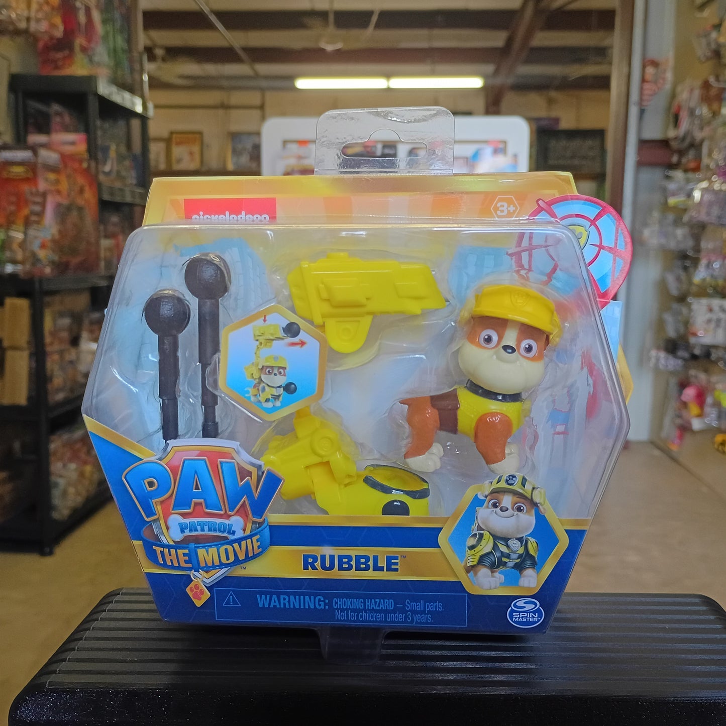 Paw Patrol The Movie Hero Pup Rubble Figure Set