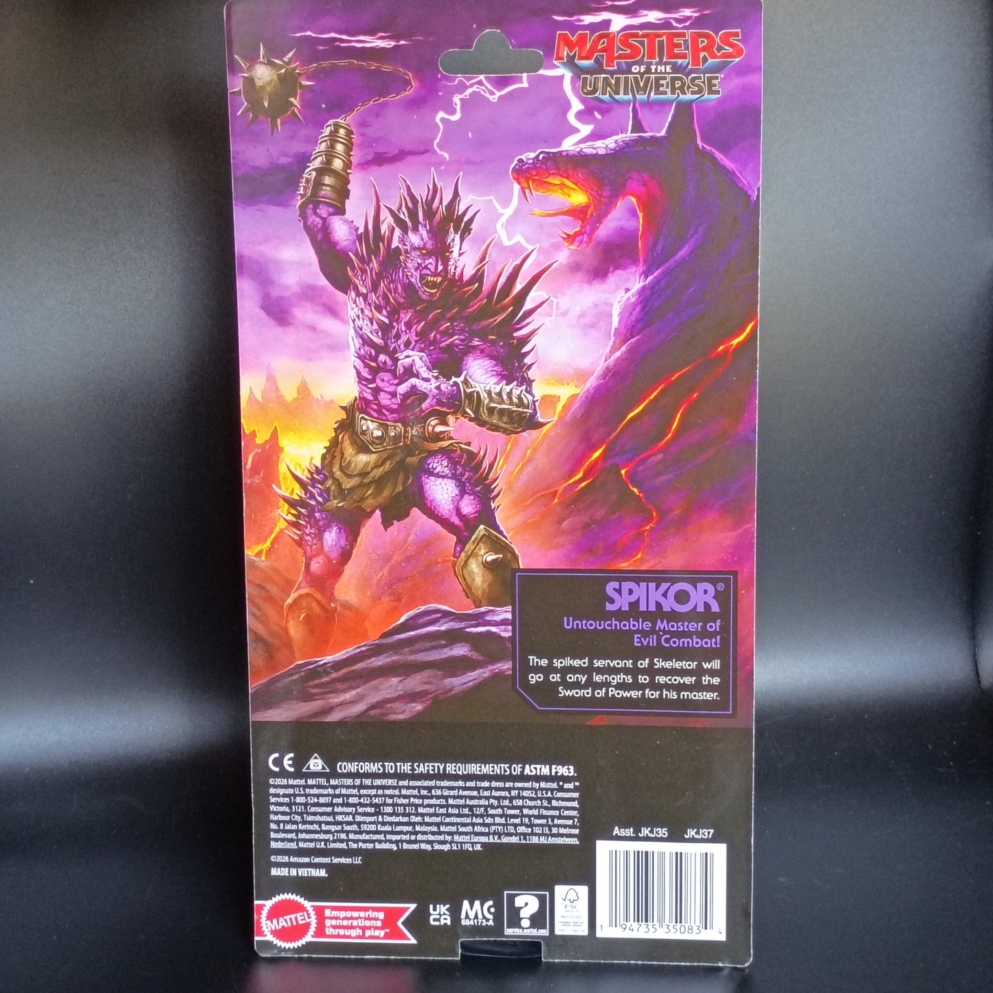 Masters of the Universe 2026 Movie Origins Spikor Action Figure Mattel