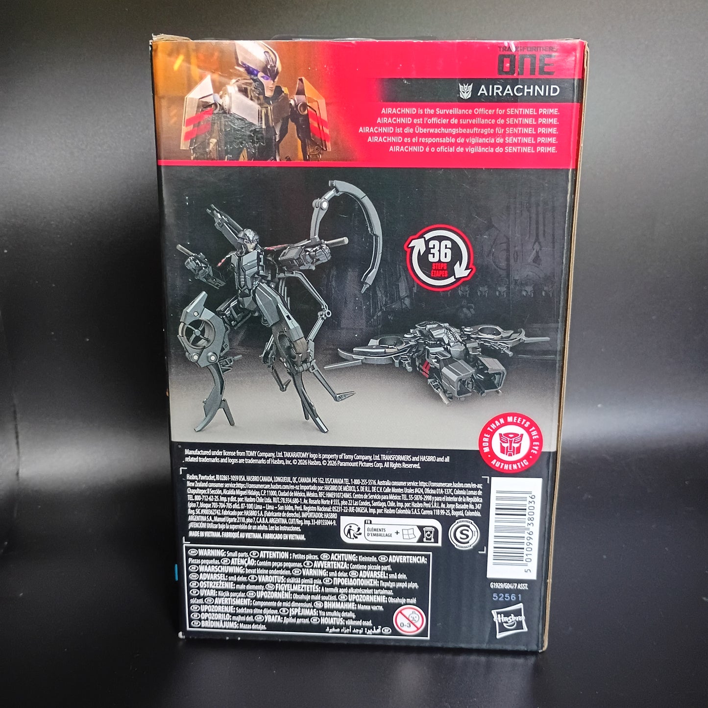 Transformers One Studio Series Airachnid 6 Inch Figure Deluxe Class