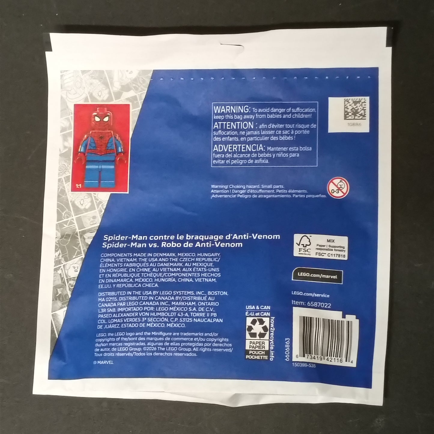 LEGO Marvel 30725 Spider-Man vs Anti-Venom Heist Polybag 2026