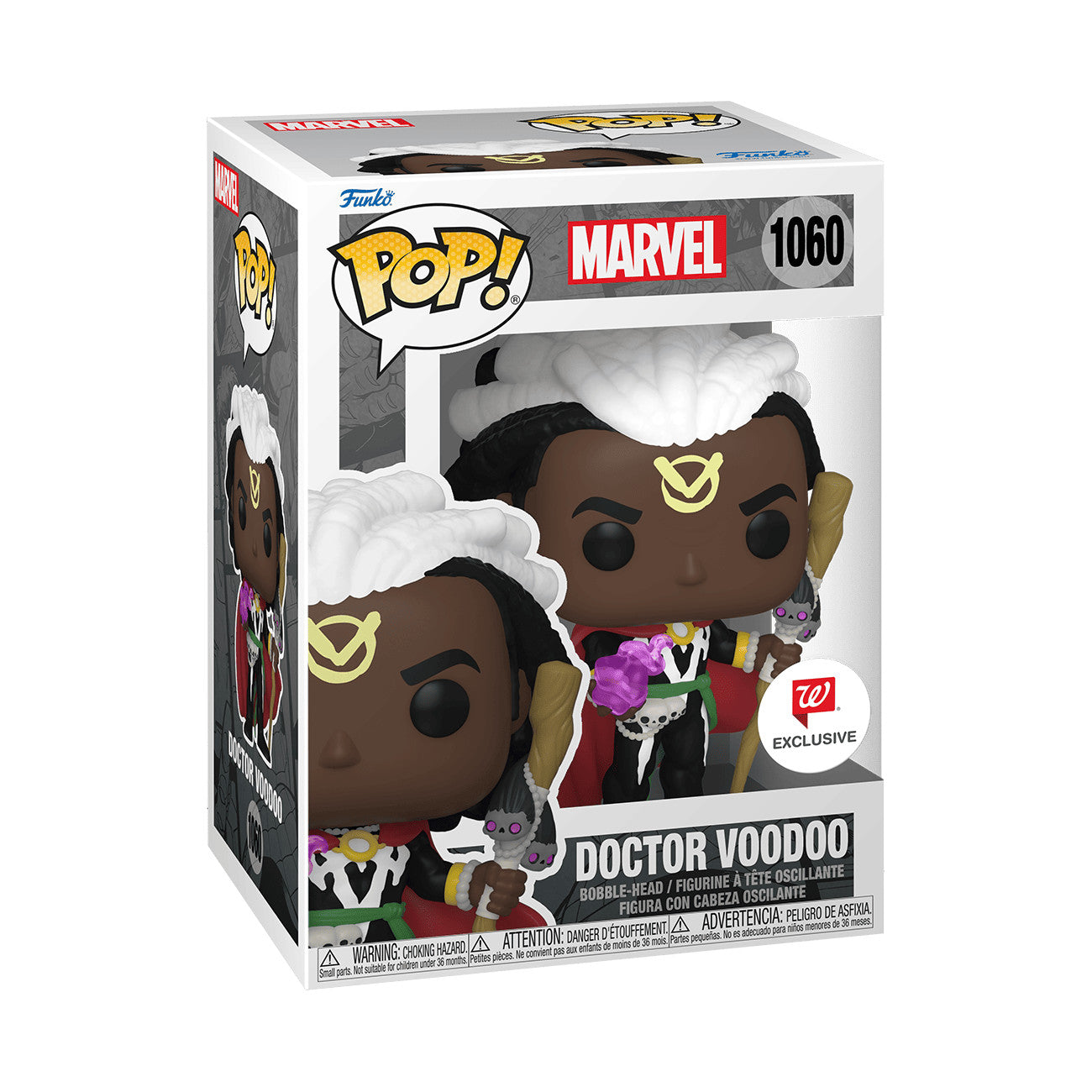 New Funko POP! Marvel Doctor Voodoo #1060 Walgreens Exclusive w Protector Case