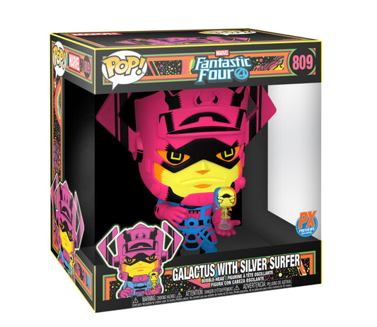Galactus with Silver Surfer Funko Pop Marvel Black Light Vinyl Figure 809